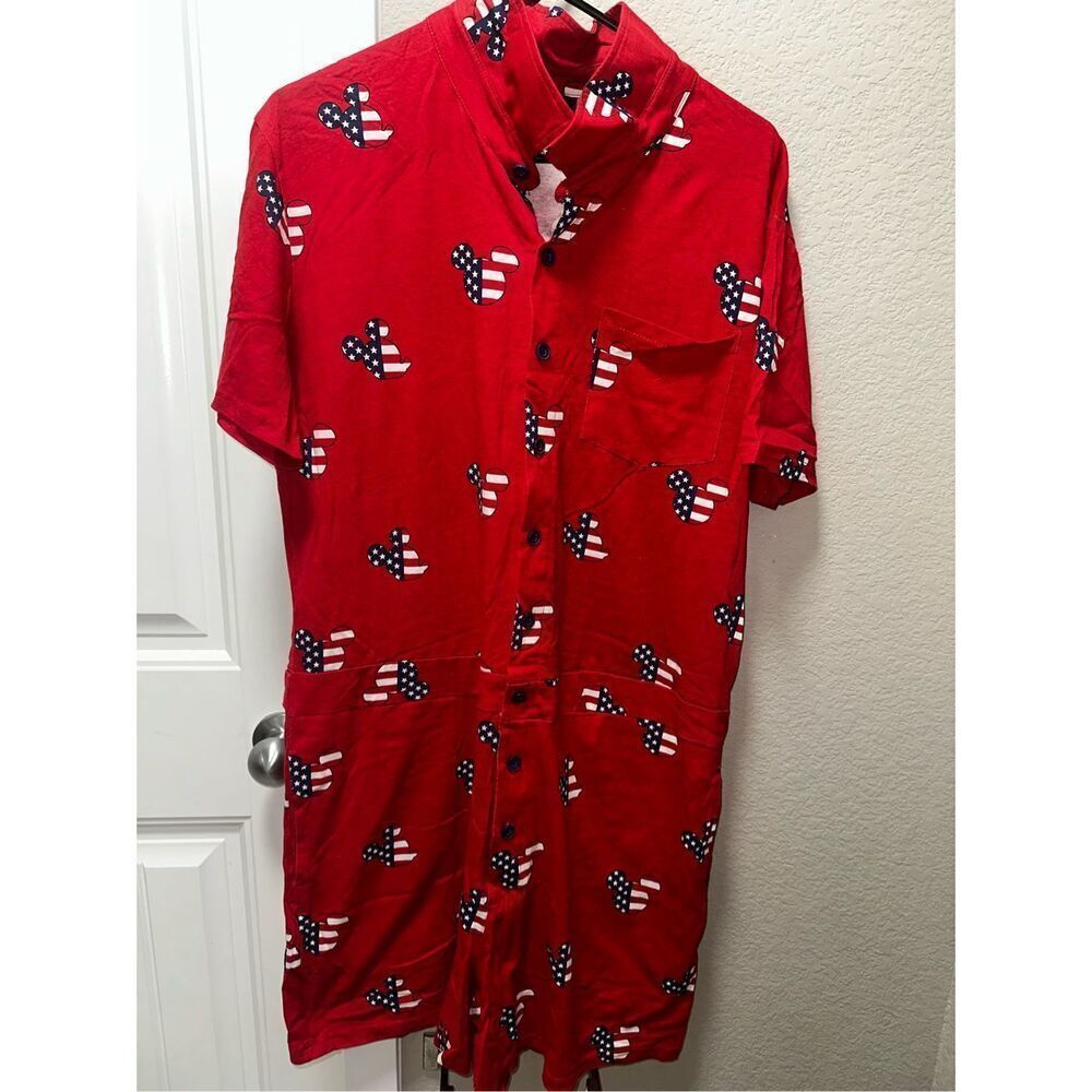 Disney American Flag Mickey Mouse Romper